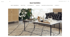 Desktop Screenshot of company.marimekko.com