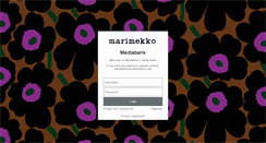 Desktop Screenshot of mediabank.marimekko.fi